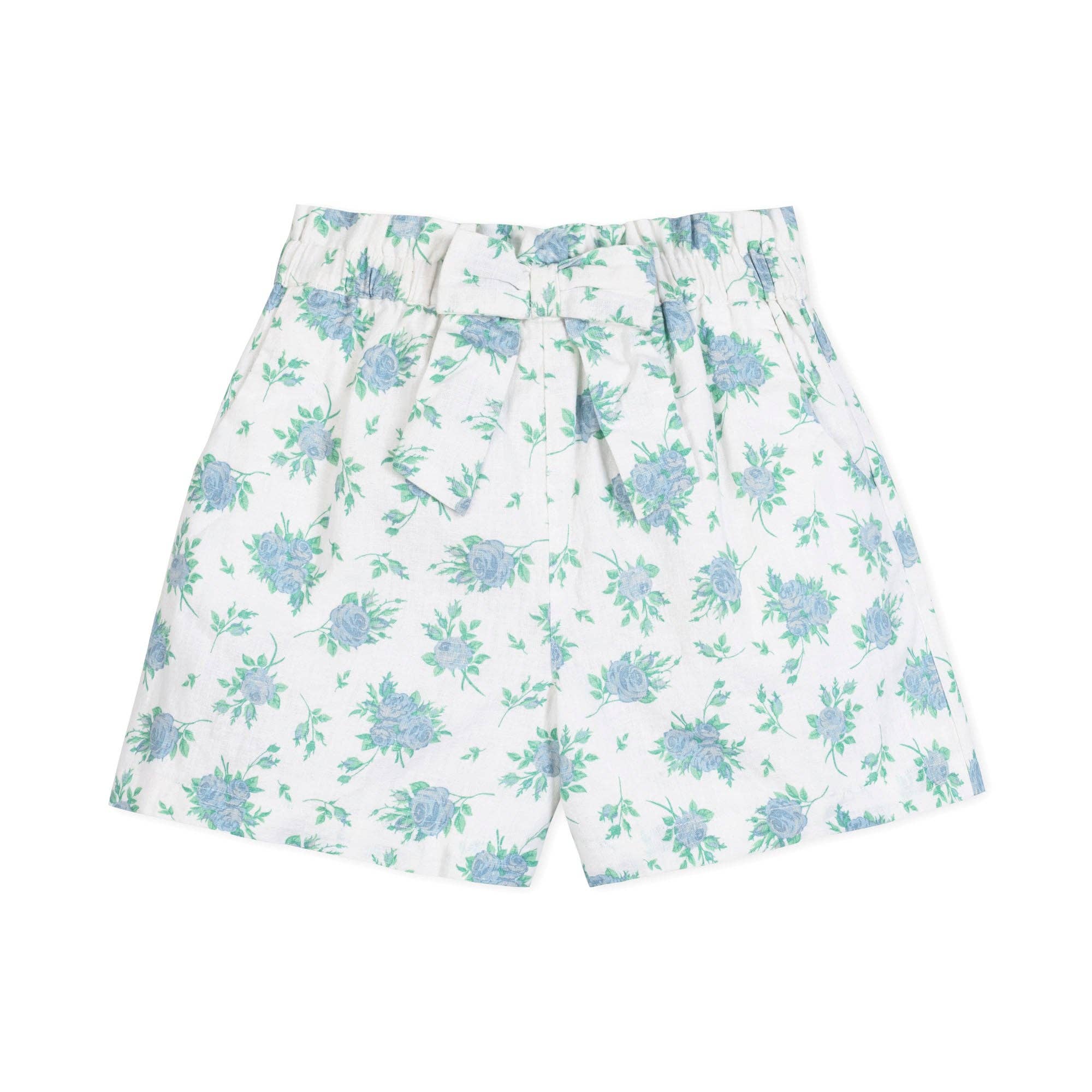 Image of Hope and Henry - Linen Pull-On Paperbag Shorts